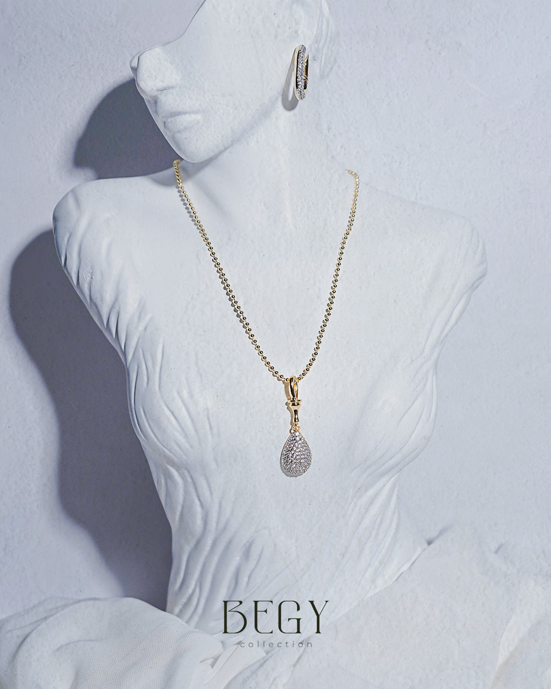 SILVER DROP KOLYE
