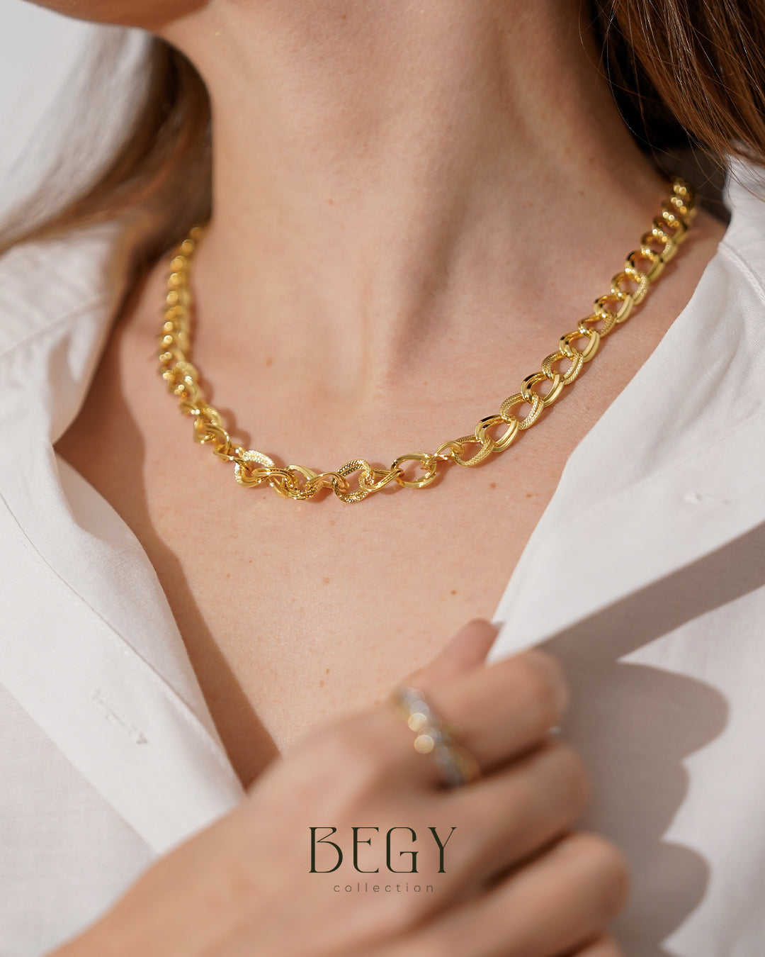 GOLD ZİNCİR KOLYE 45 CM