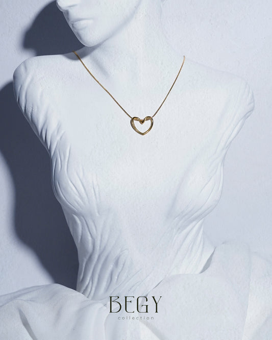 LİNE HEART KOLYE